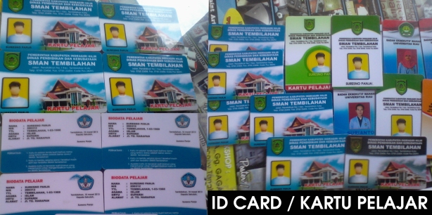 pesan id card kartu pelajar di pekanbaru